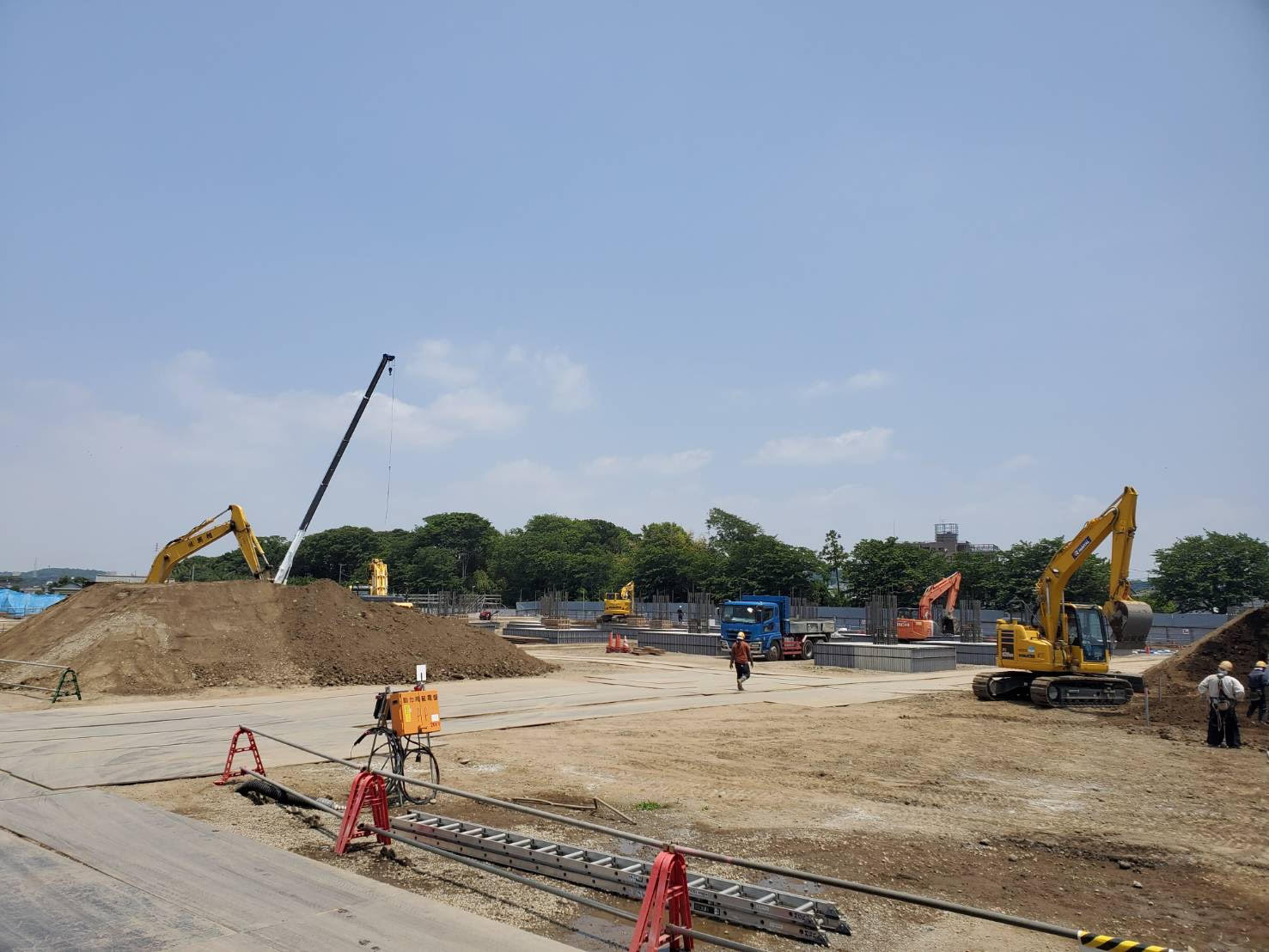 久しぶりの現場写真